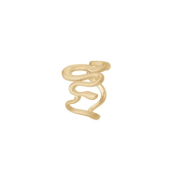 Aagaard Snake ring i 18 karat forgyldt sterlingsølv med mat finish.